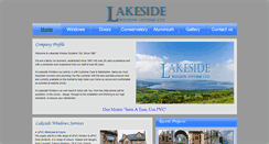 Desktop Screenshot of lakesidewindowsltd.com